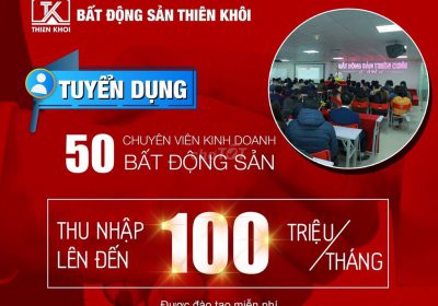 Tuyển Dụng Kinh Doanh Bất Động Sản